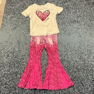 Pink Heart Love Kids Set